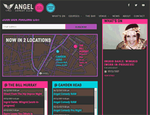 Tablet Screenshot of angelcomedy.co.uk